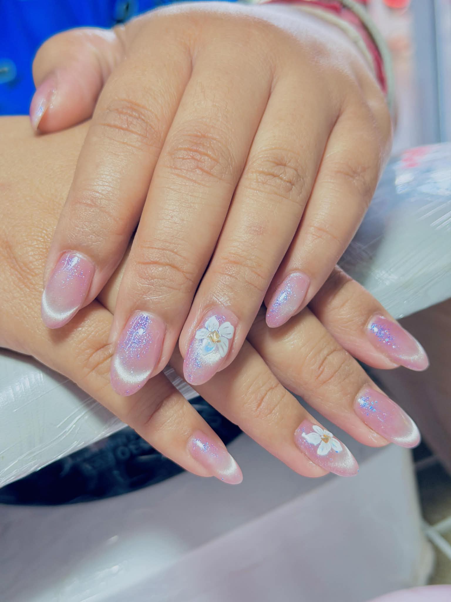 เพ้นท์เล็บเจล ร้อยเอ็ด - สีลูกแก้วลายดอกไม้ NNnailstudio